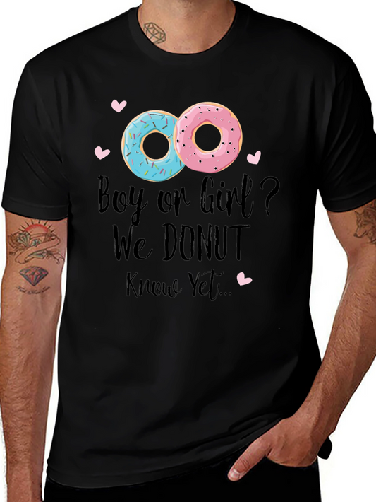 Gender Reveal We DONUT Know T-Shirt