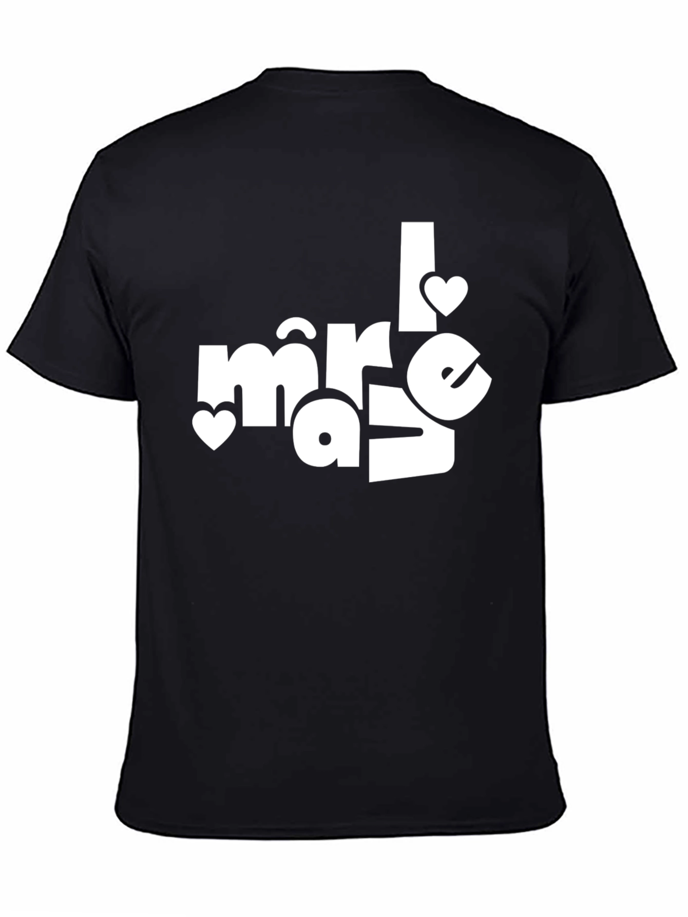 I Love Mere T-Shirt - Black Cotton Tee