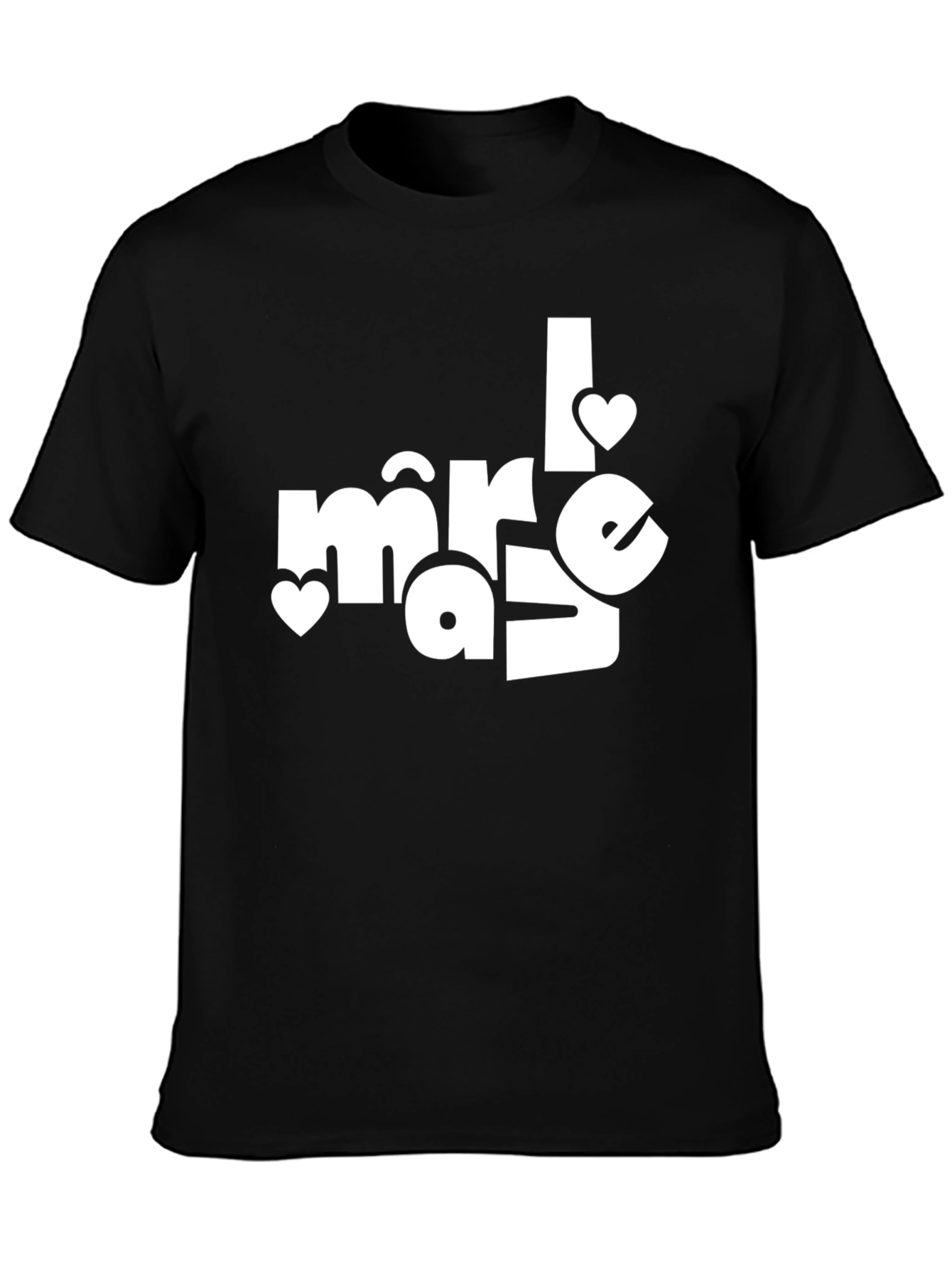 I Love Mere T-Shirt - Black Cotton Tee