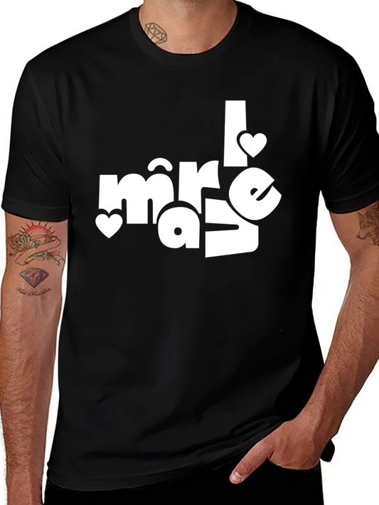 I Love Mere T-Shirt - Black Cotton Tee
