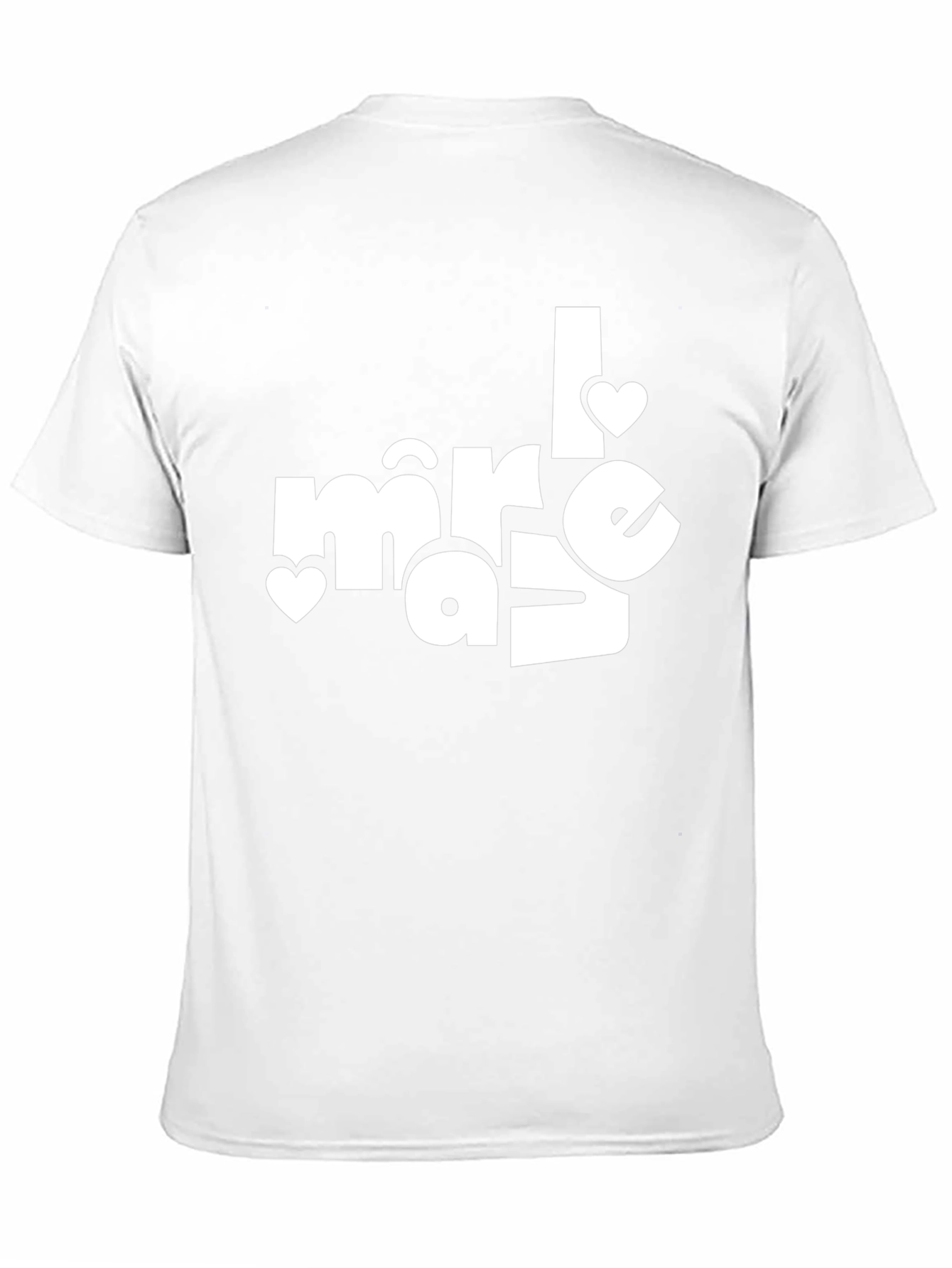 I Love Mere T-Shirt - Black Cotton Tee