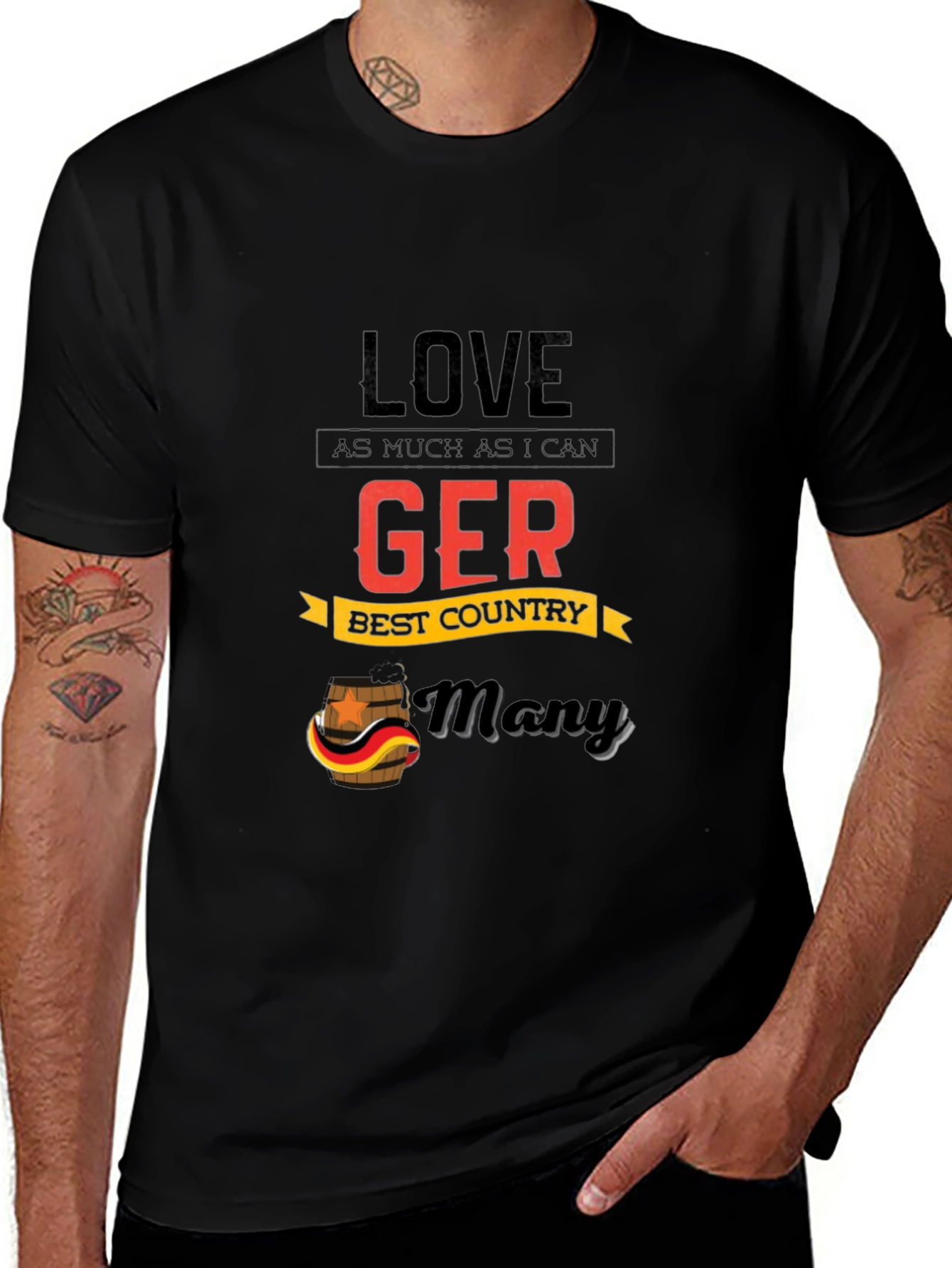 Love GERmany T-Shirt - Best Country German Pride