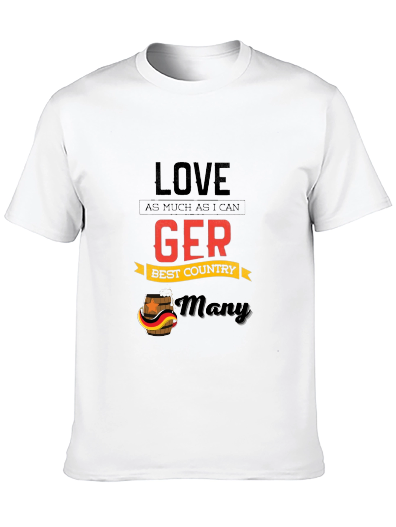 Love GERmany T-Shirt - Best Country German Pride