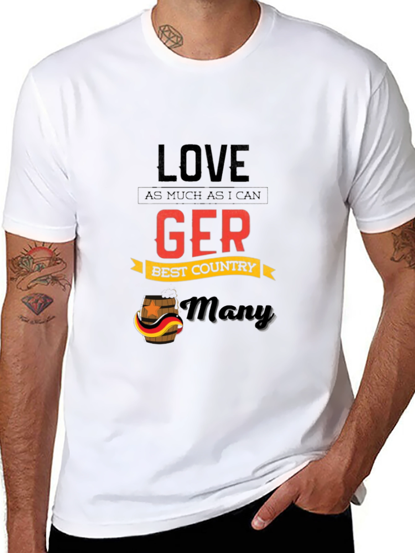 Love GERmany T-Shirt - Best Country German Pride