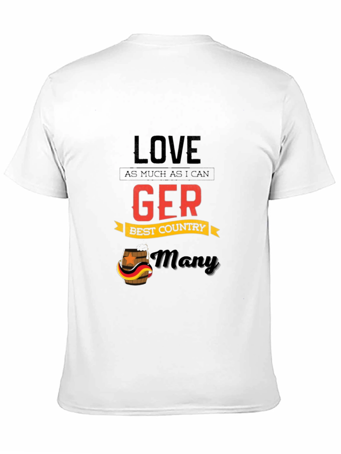 Love GERmany T-Shirt - Best Country German Pride