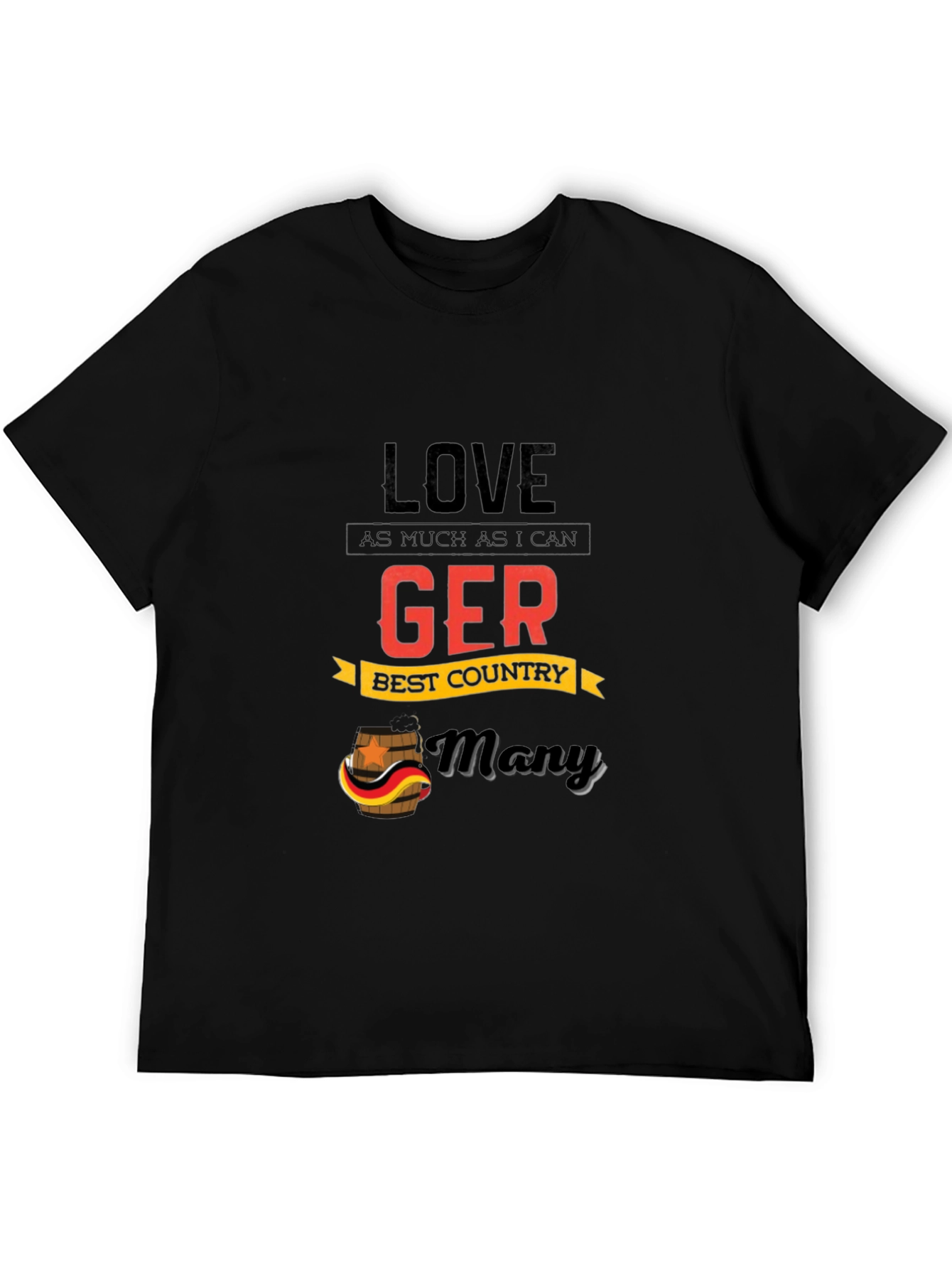 Love GERmany T-Shirt - Best Country German Pride