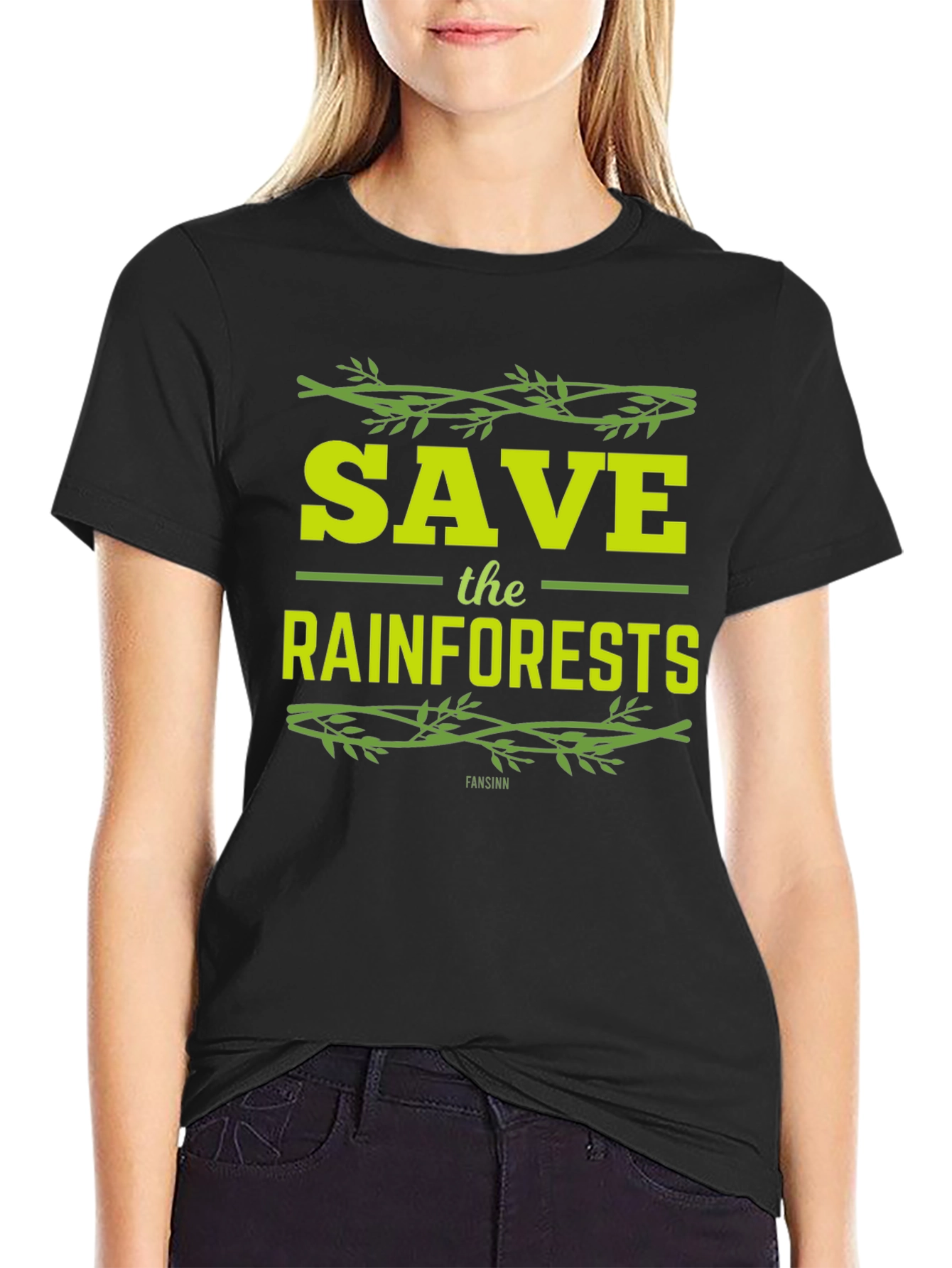 Save the Rainforests Graphic T-Shirt - Eco-Friendly Tee