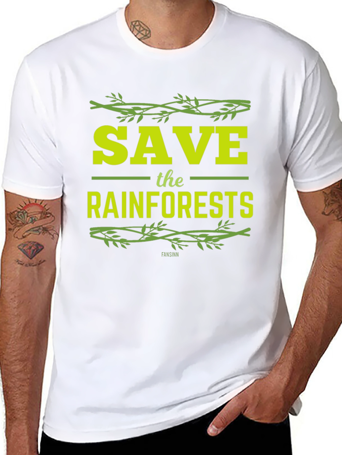 Save the Rainforests Graphic T-Shirt - Eco-Friendly Tee