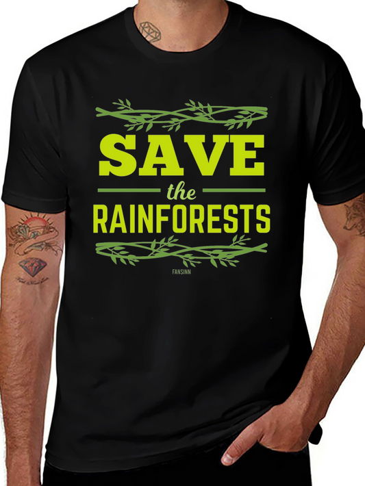 Save the Rainforests Graphic T-Shirt - Eco-Friendly Tee