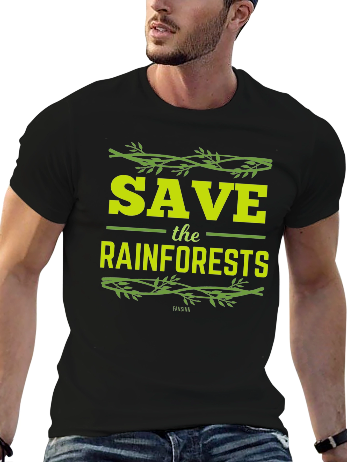 Save the Rainforests Graphic T-Shirt - Eco-Friendly Tee