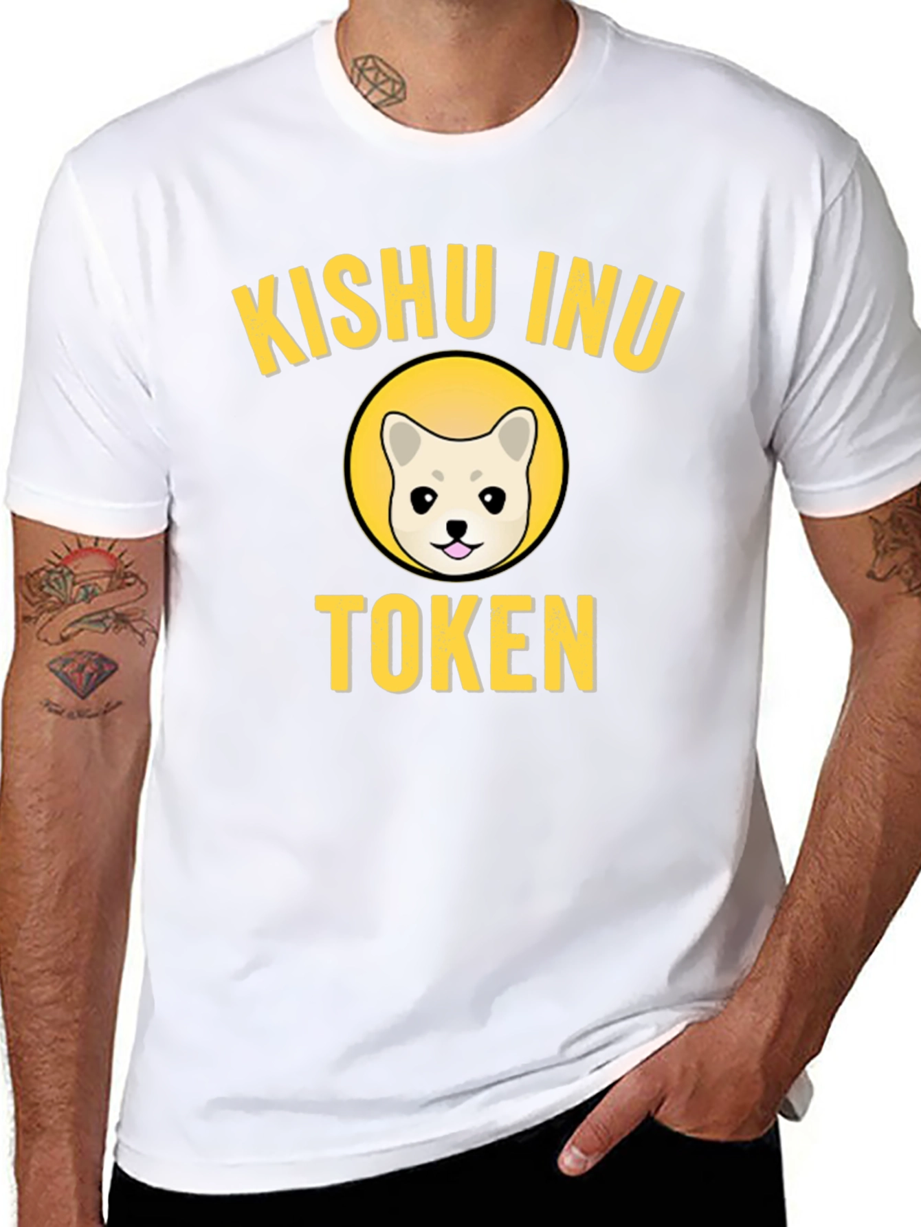 Kishu Inu Token Graphic T-Shirt - Crypto Doge