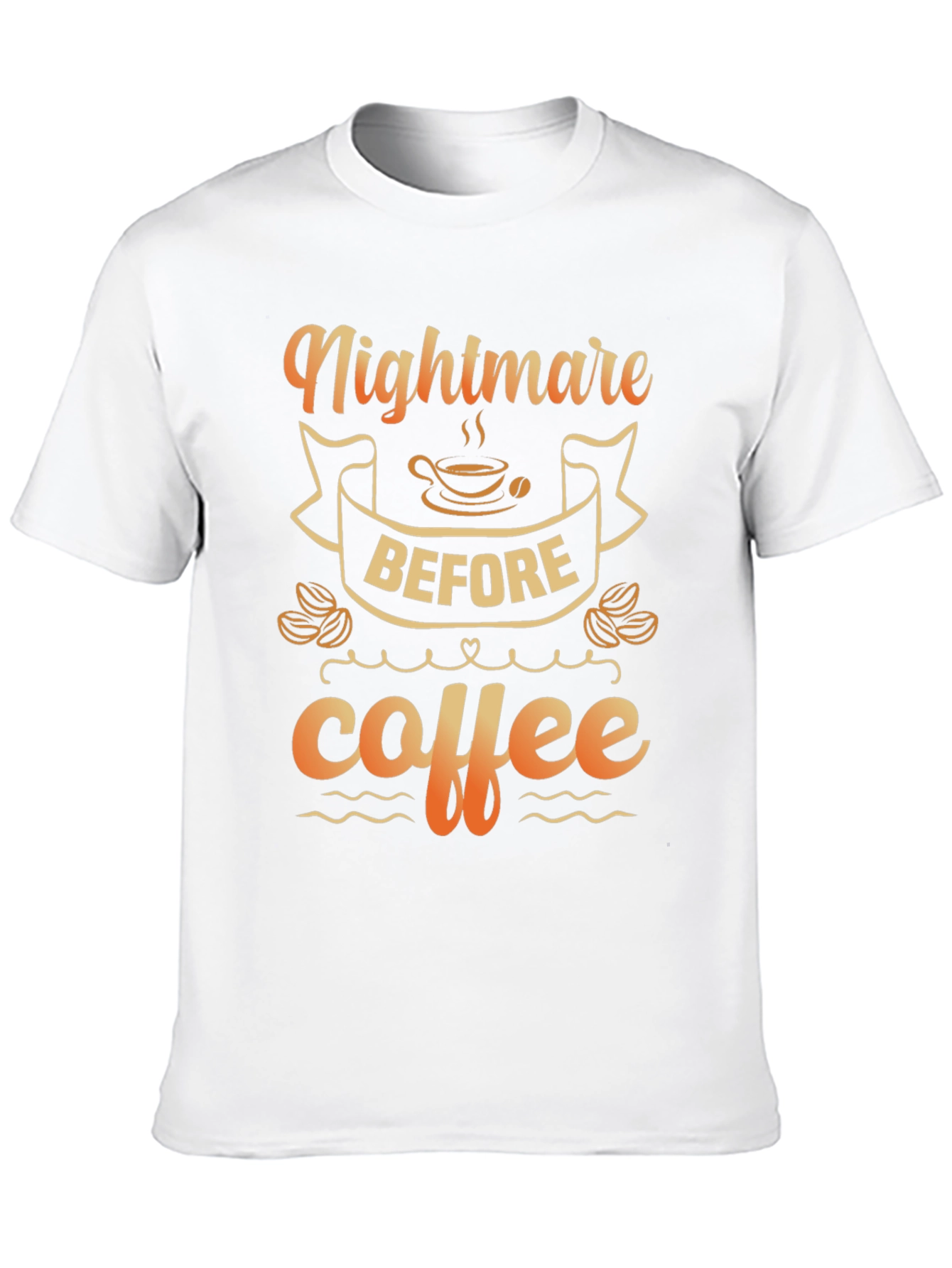 Nightmare Before Coffee Graphic Tee - Black