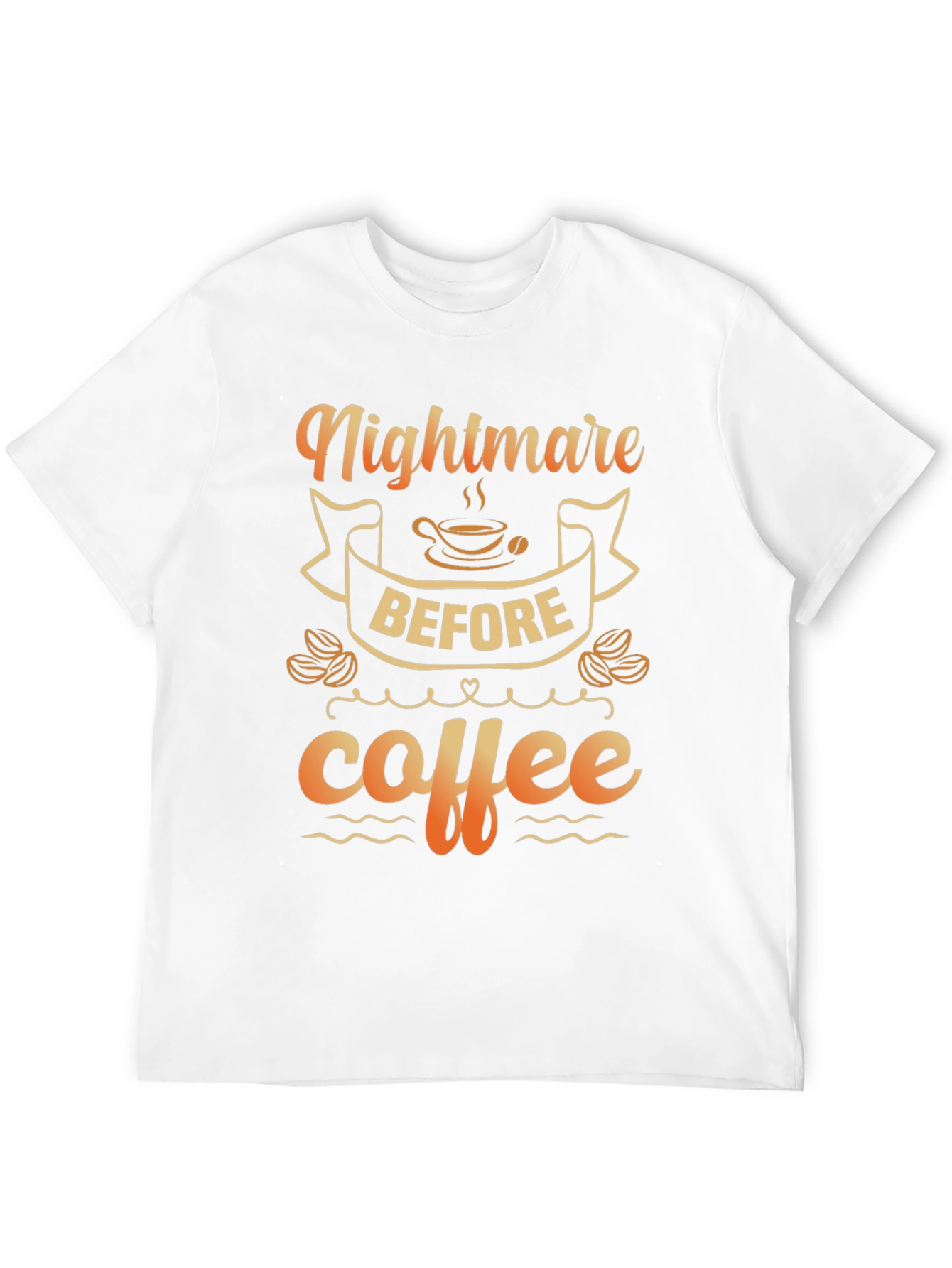 Nightmare Before Coffee Graphic Tee - Black