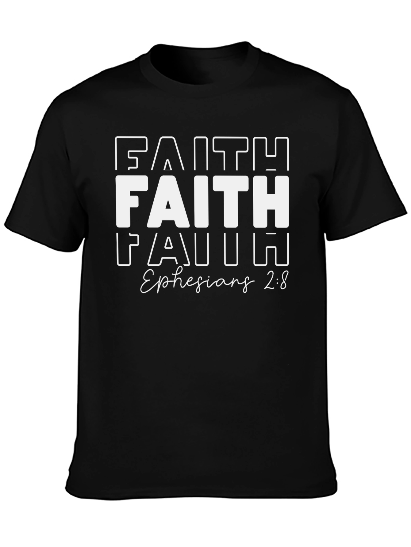 Faith Ephesians 2:8 T-Shirt - Christian Apparel