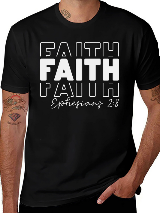 Faith Ephesians 2:8 T-Shirt - Christian Apparel