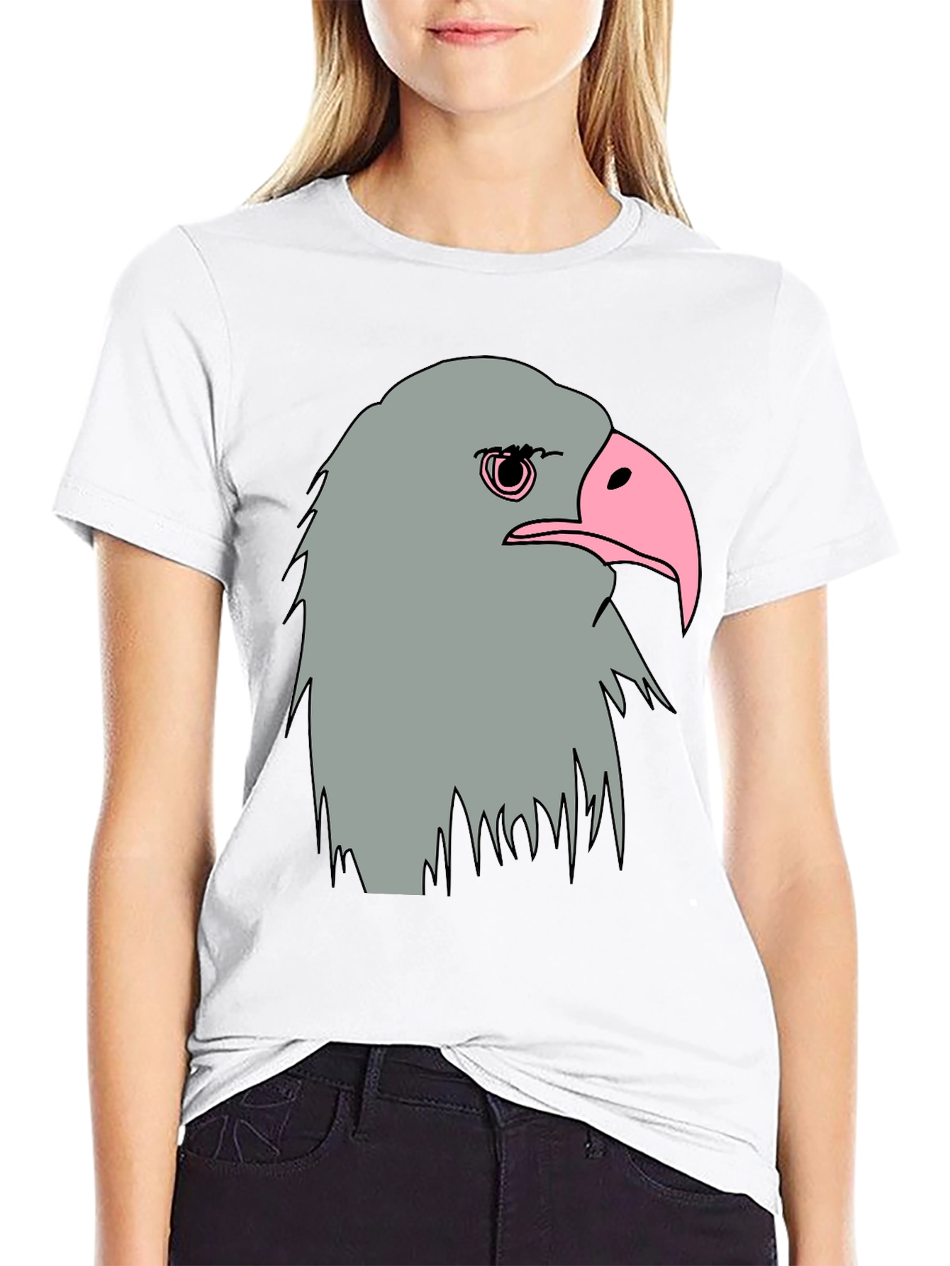 Eagle Graphic Tee - Mens Black Cotton T-Shirt