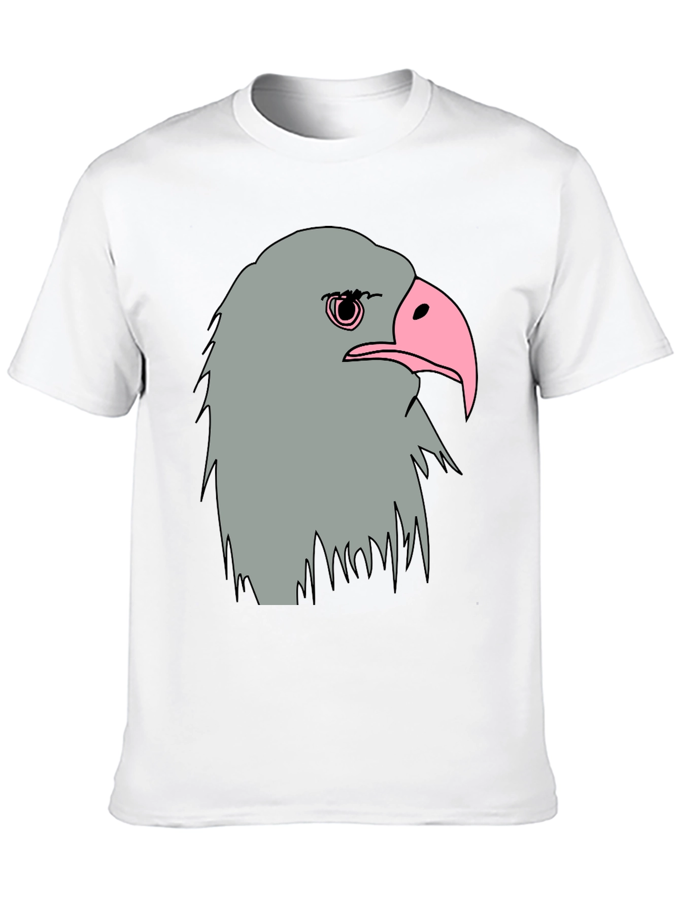 Eagle Graphic Tee - Mens Black Cotton T-Shirt