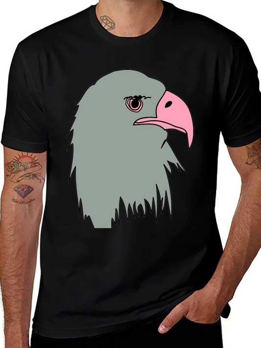 Eagle Graphic Tee - Mens Black Cotton T-Shirt