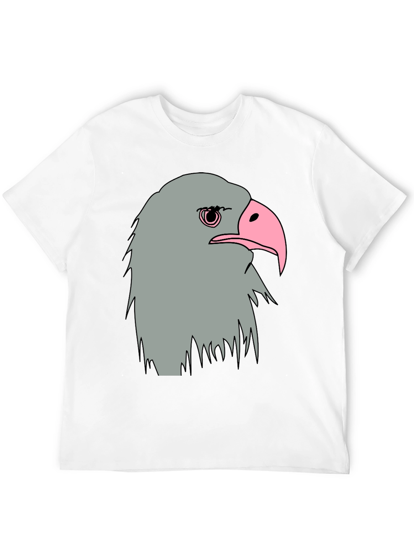 Eagle Graphic Tee - Mens Black Cotton T-Shirt