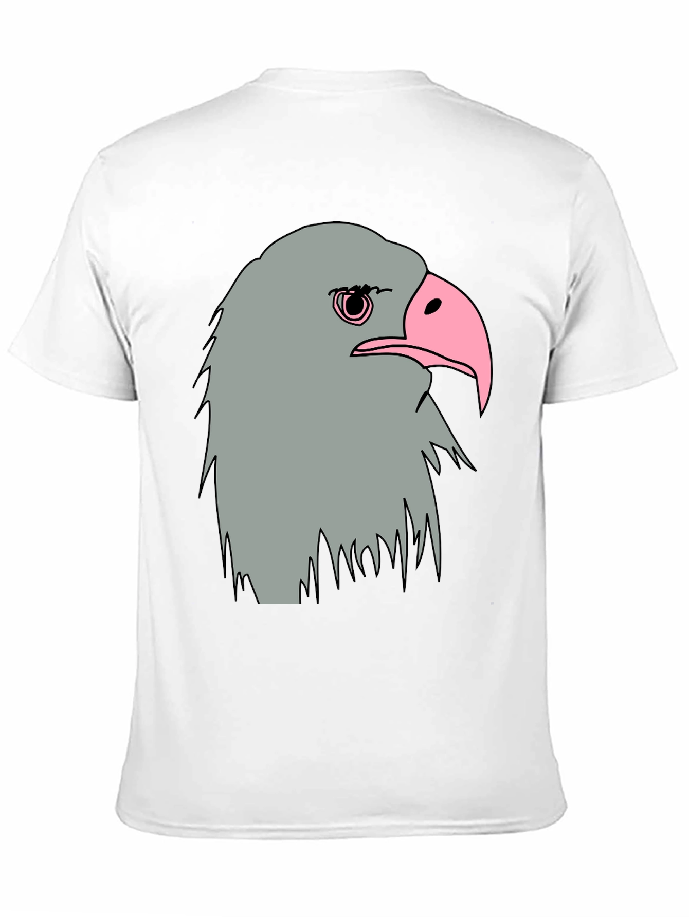 Eagle Graphic Tee - Mens Black Cotton T-Shirt