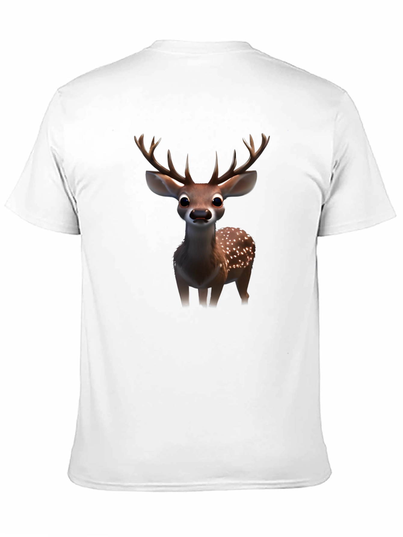 Deer Graphic T-Shirt - Mens Black Tee