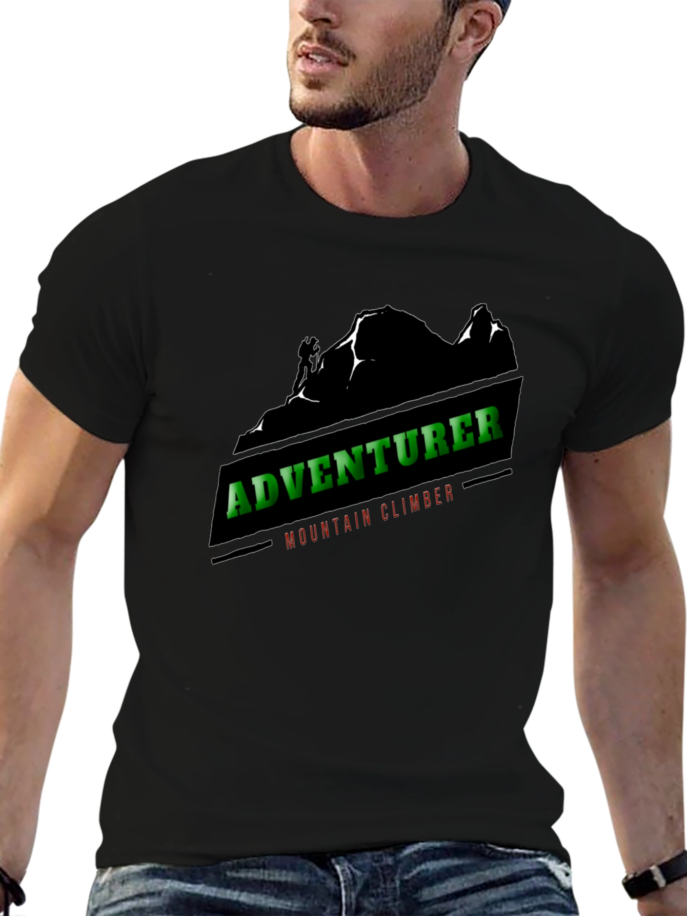 Adventurer Mountain Climber Graphic Tee