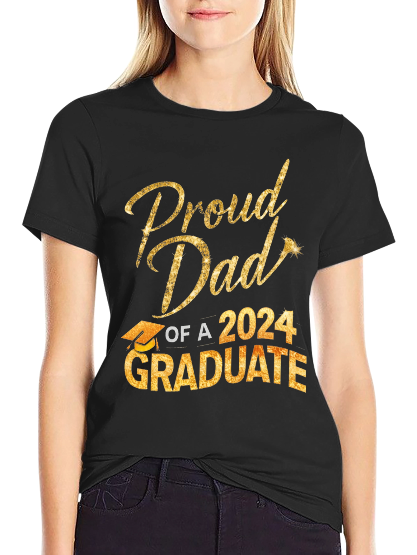 Proud Dad of a 2024 Graduate T-Shirt