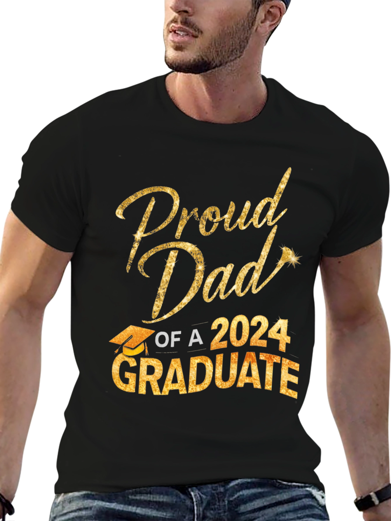 Proud Dad of a 2024 Graduate T-Shirt