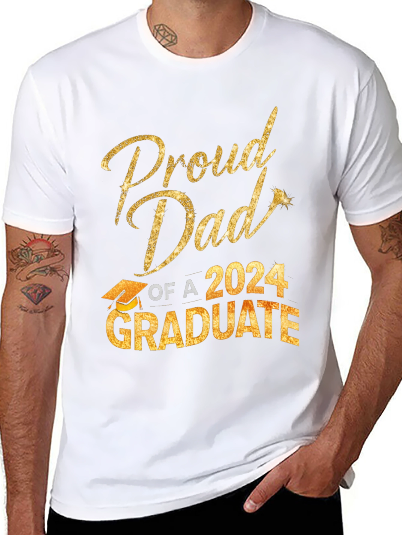 Proud Dad of a 2024 Graduate T-Shirt