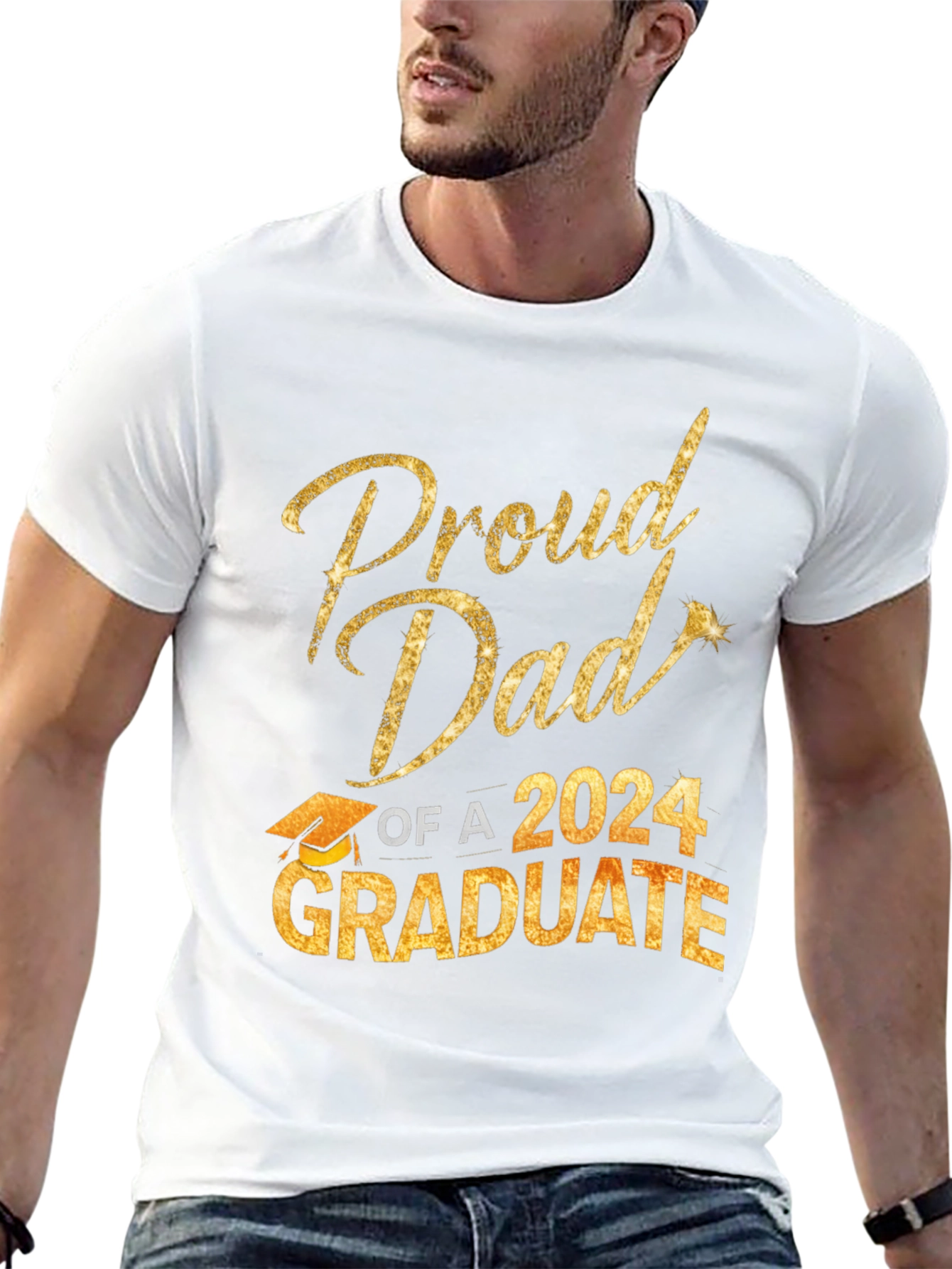 Proud Dad of a 2024 Graduate T-Shirt