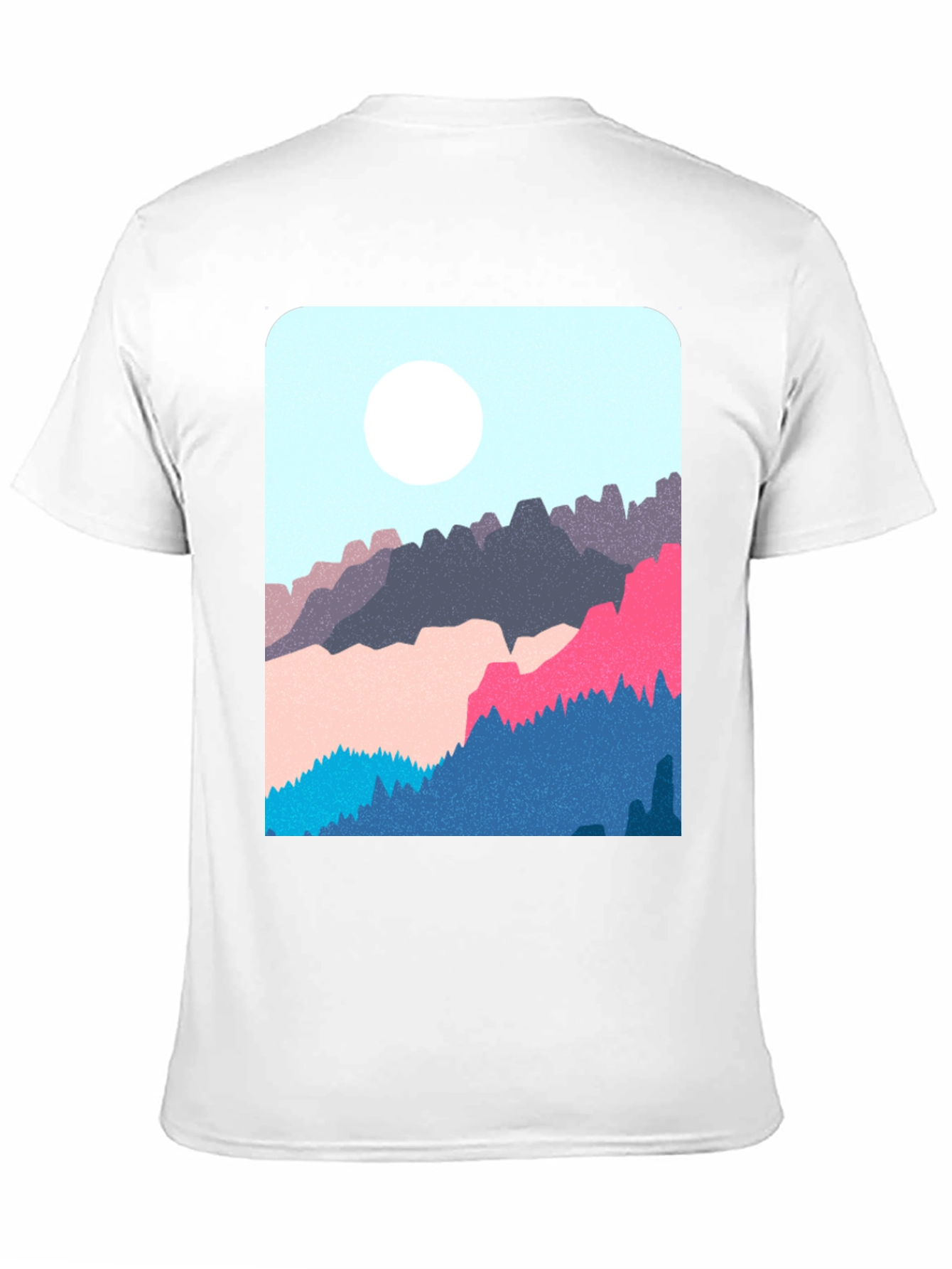Mountain Graphic Black T-Shirt
