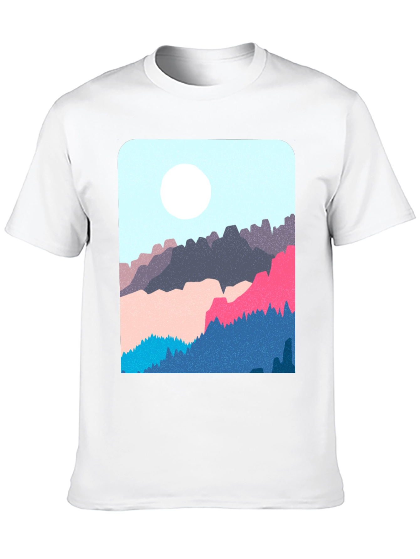 Mountain Graphic Black T-Shirt