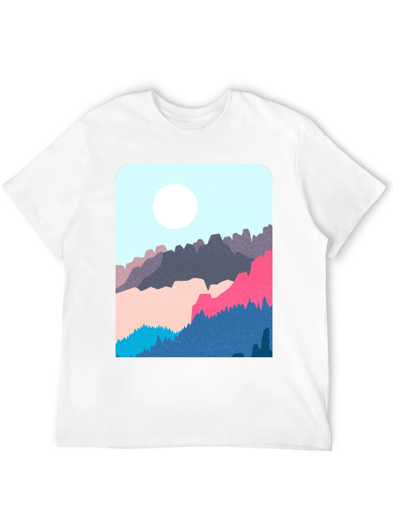 Mountain Graphic Black T-Shirt