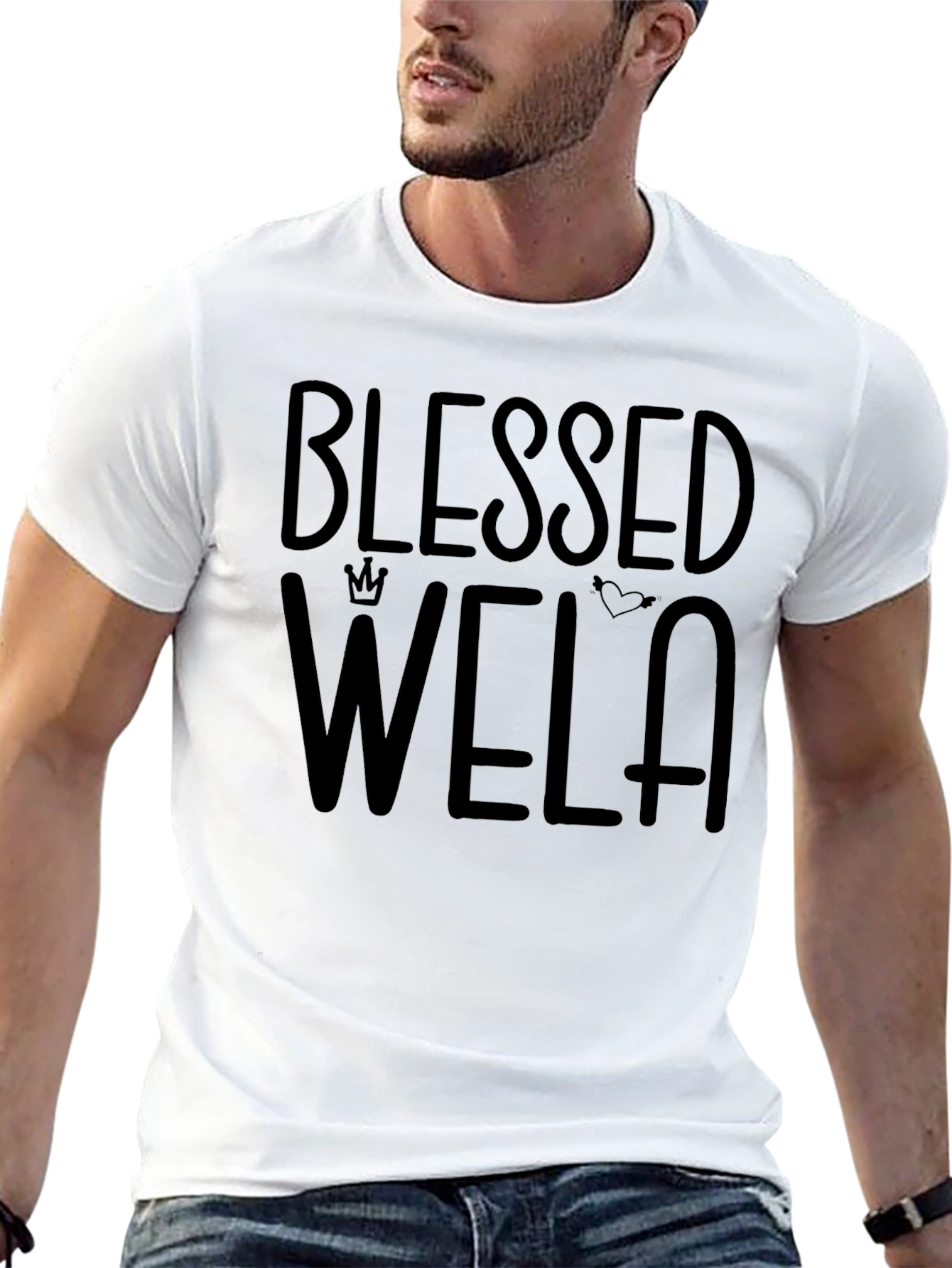 Blessed Wela Graphic T-Shirt - Casual Comfort