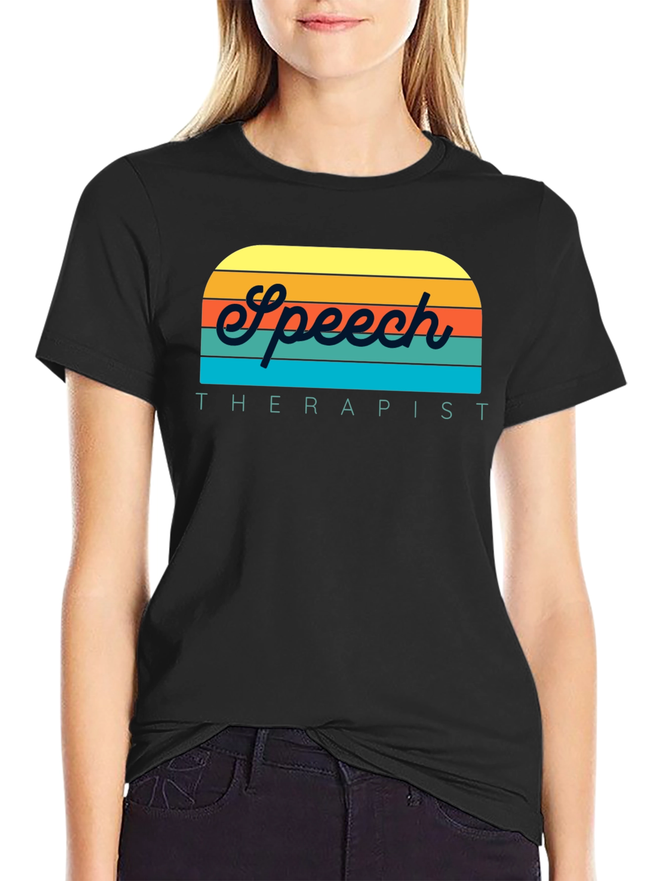 Speech Therapist Retro Tee