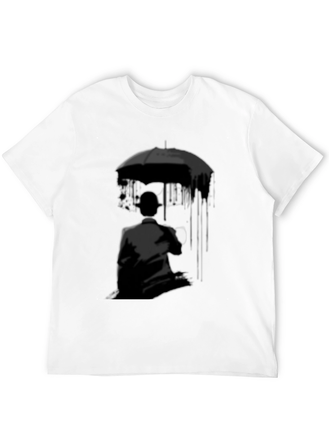 Umbrella Academy Style Graphic Tee - Black