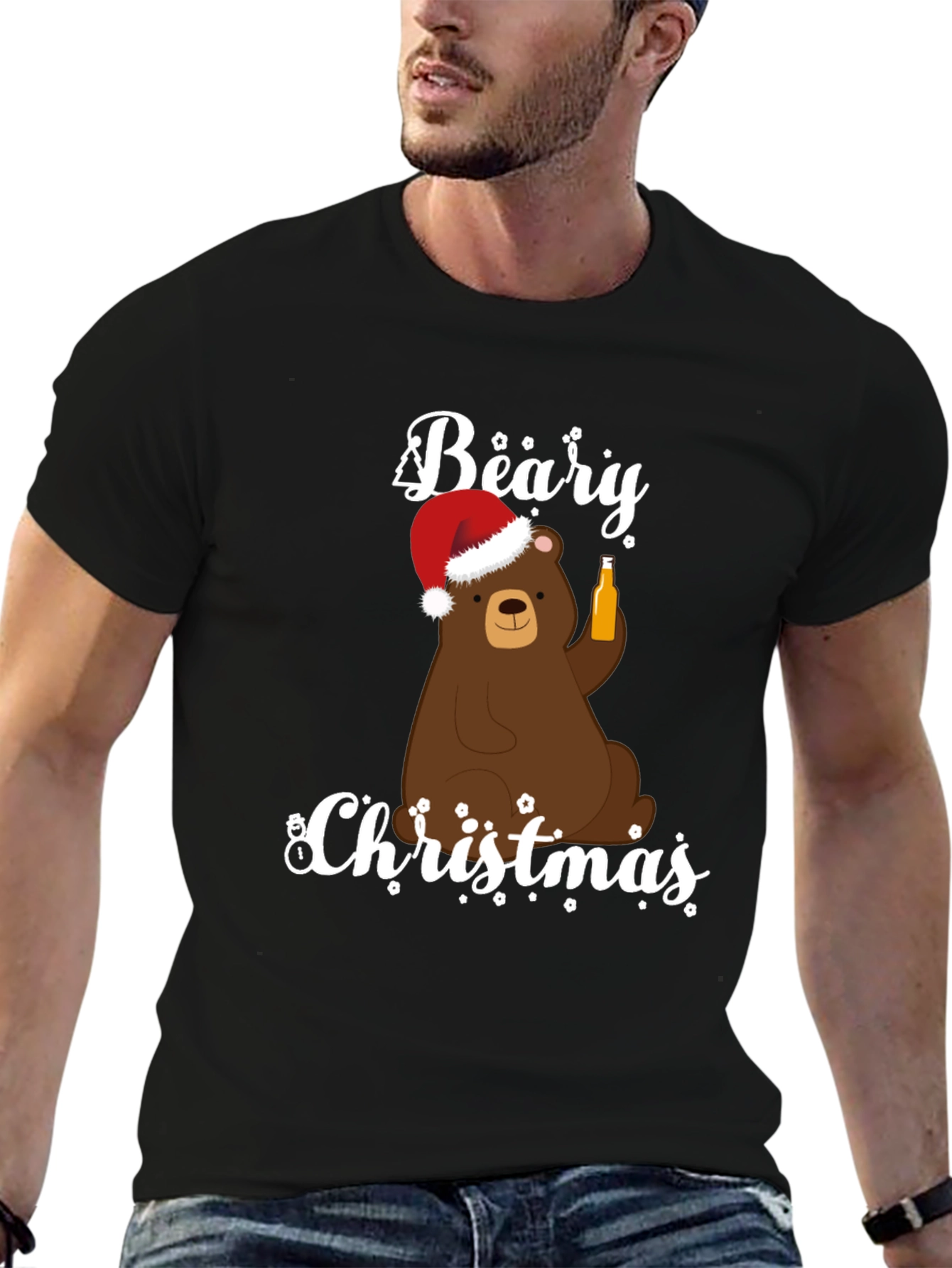 Beary Christmas Holiday Graphic Tee