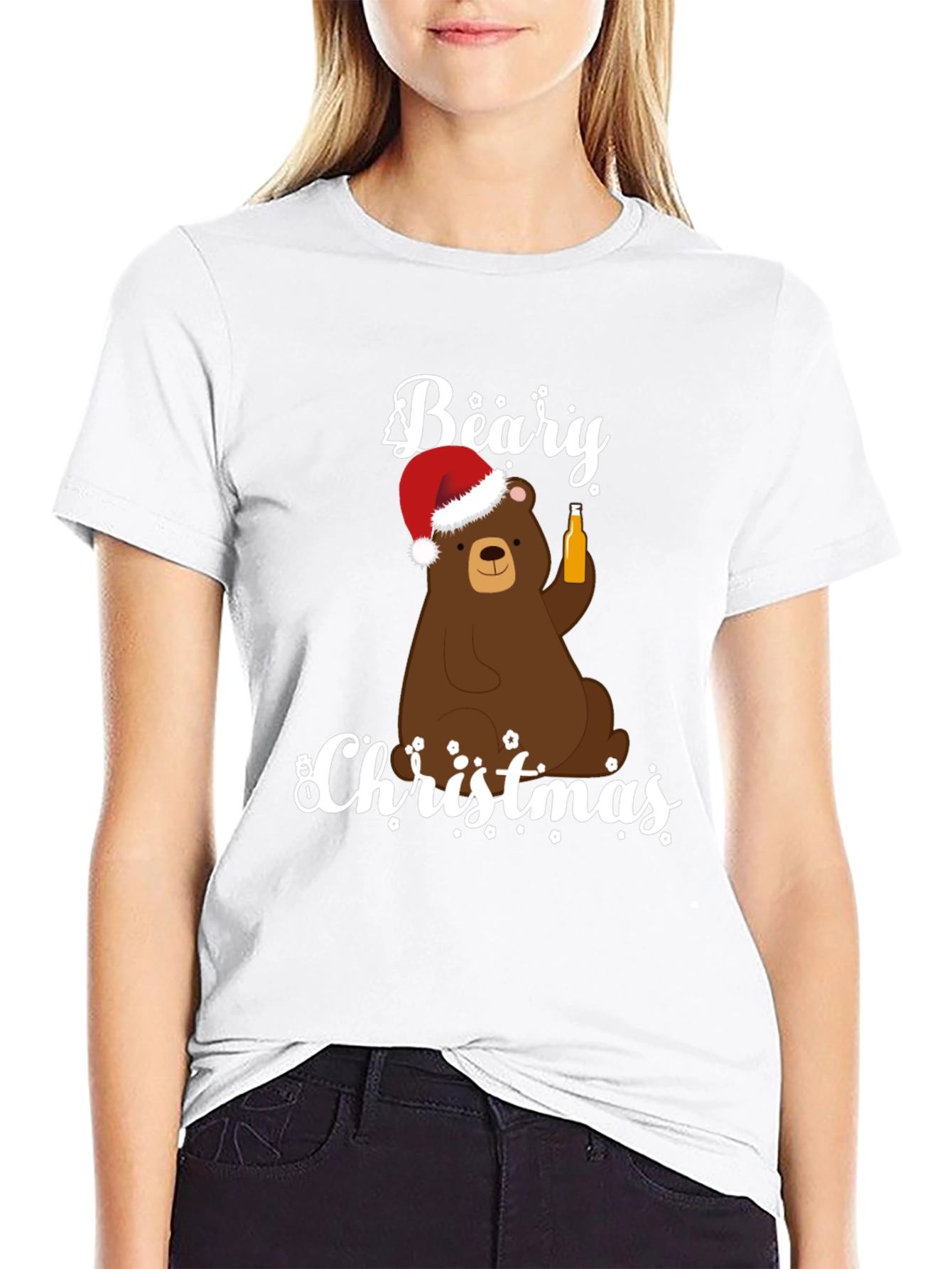Beary Christmas Holiday Graphic Tee