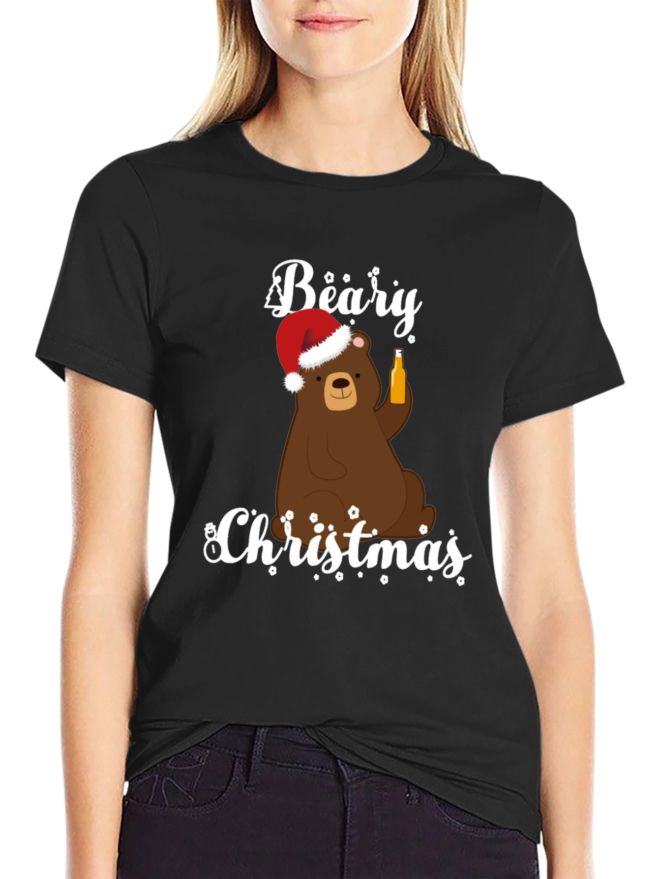 Beary Christmas Holiday Graphic Tee