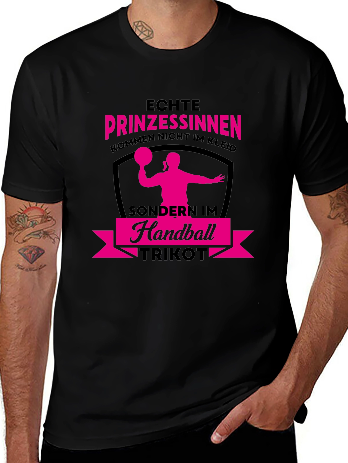 Echte Prinzessinnen Handball T-Shirt