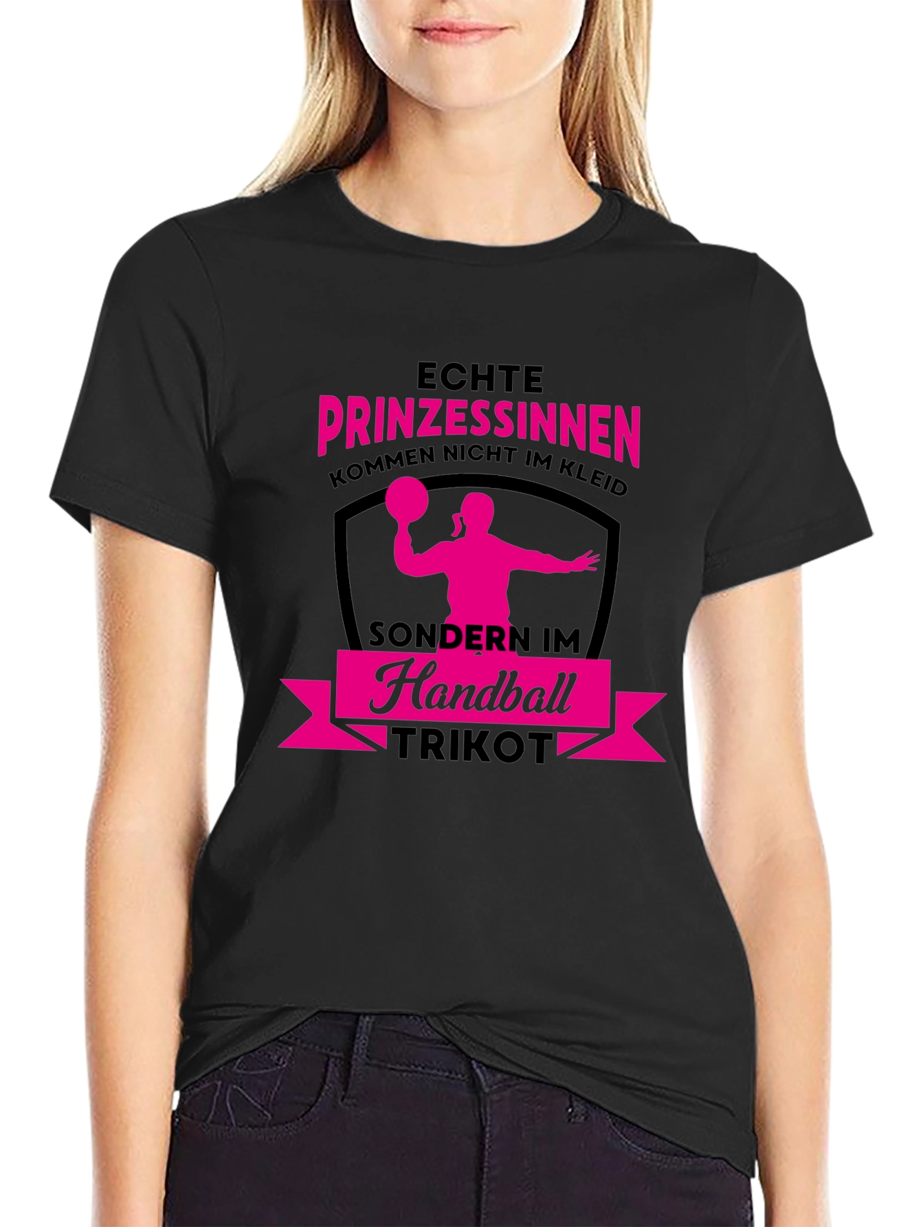 Echte Prinzessinnen Handball T-Shirt
