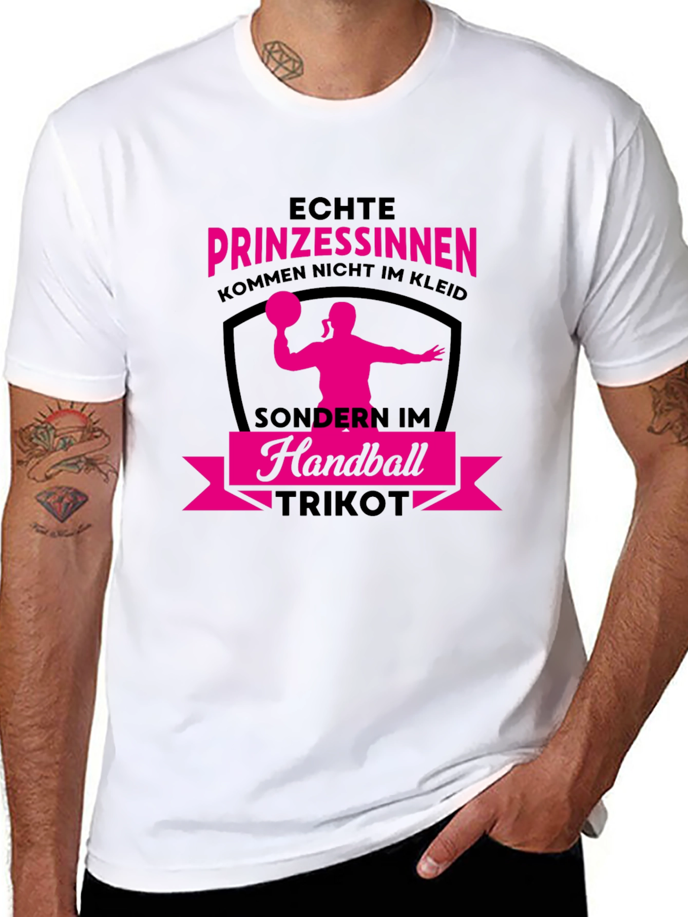 Echte Prinzessinnen Handball T-Shirt