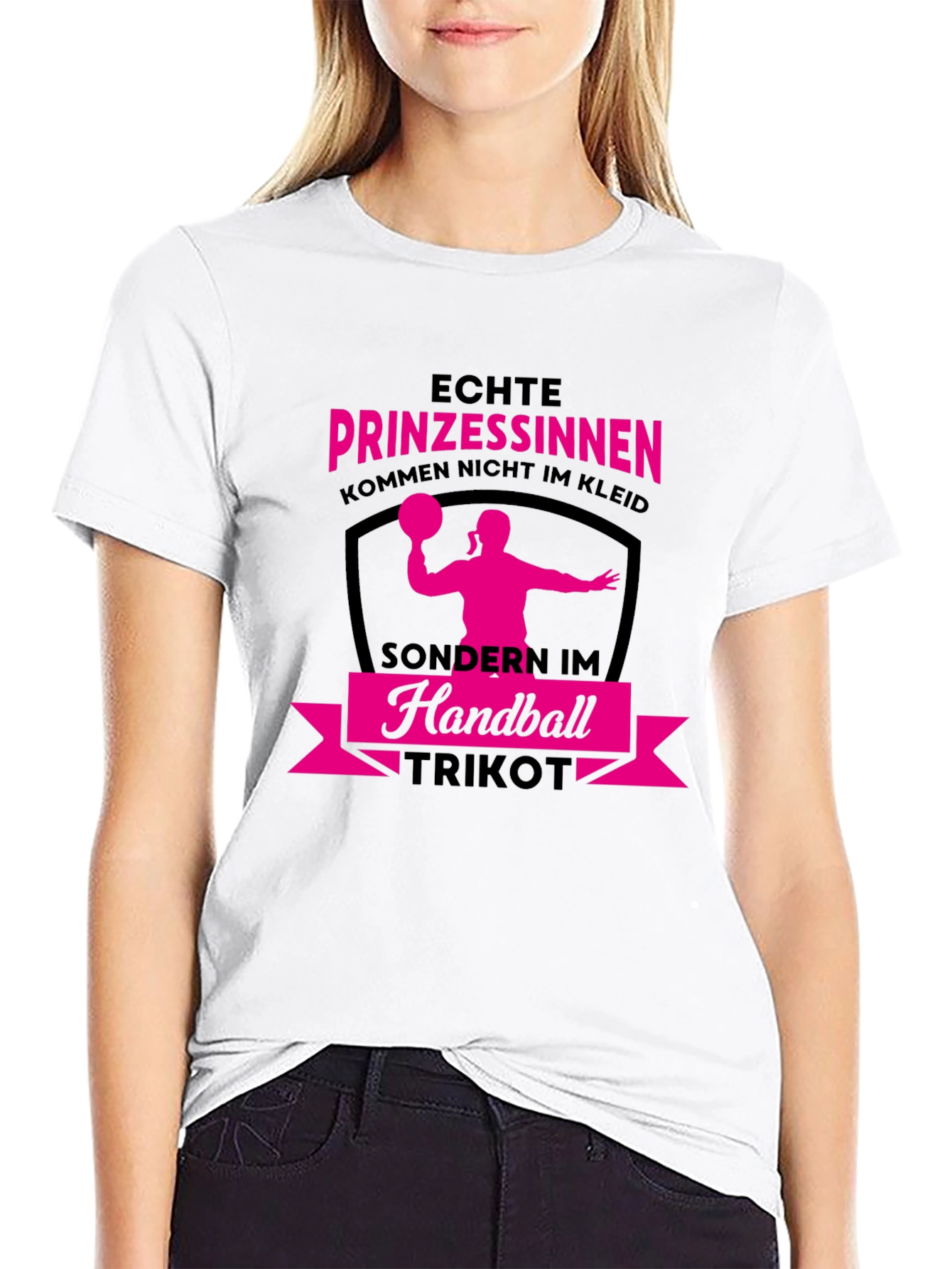 Echte Prinzessinnen Handball T-Shirt