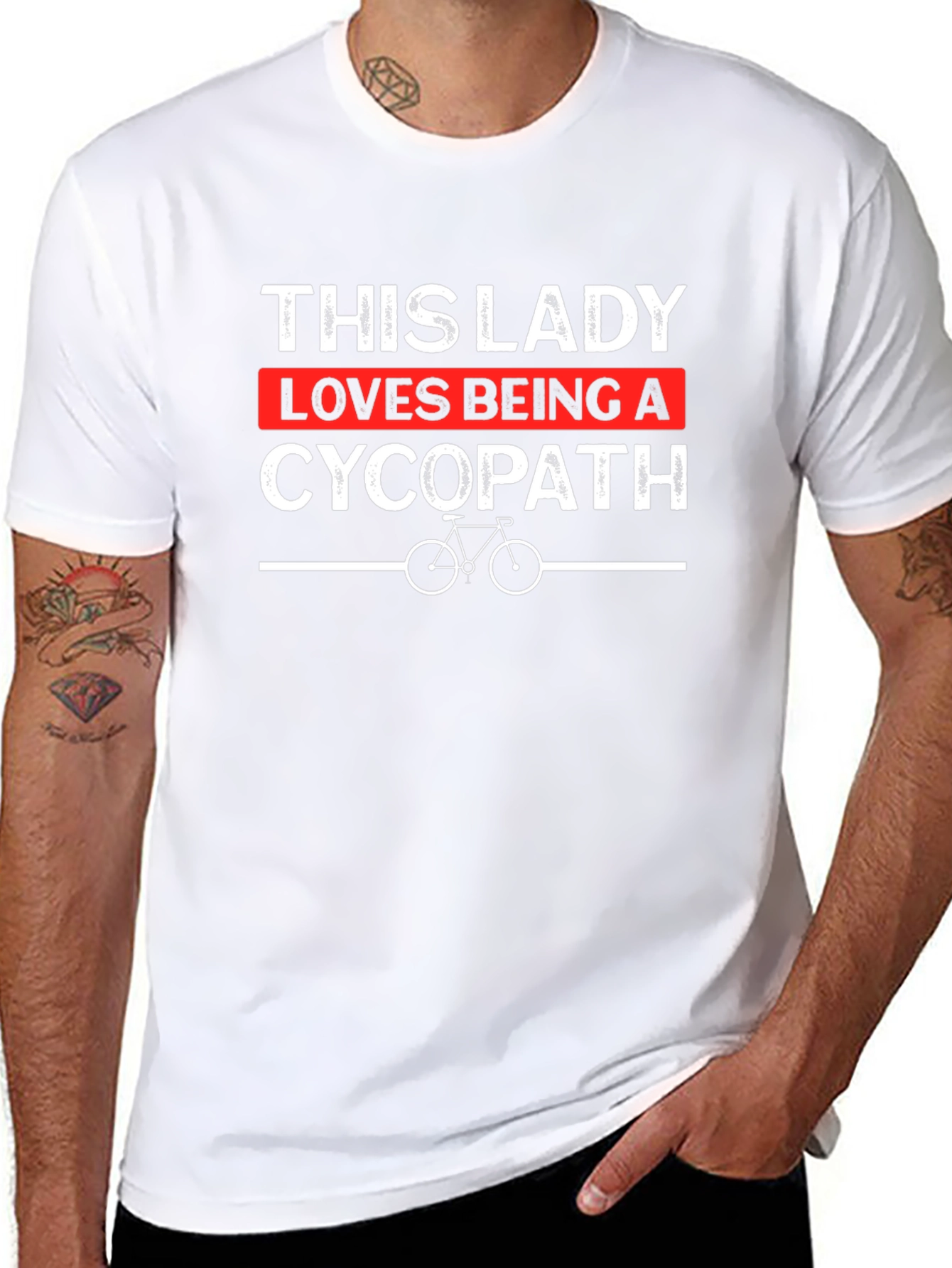 This Lady Loves Being A Cycopath T-Shirt