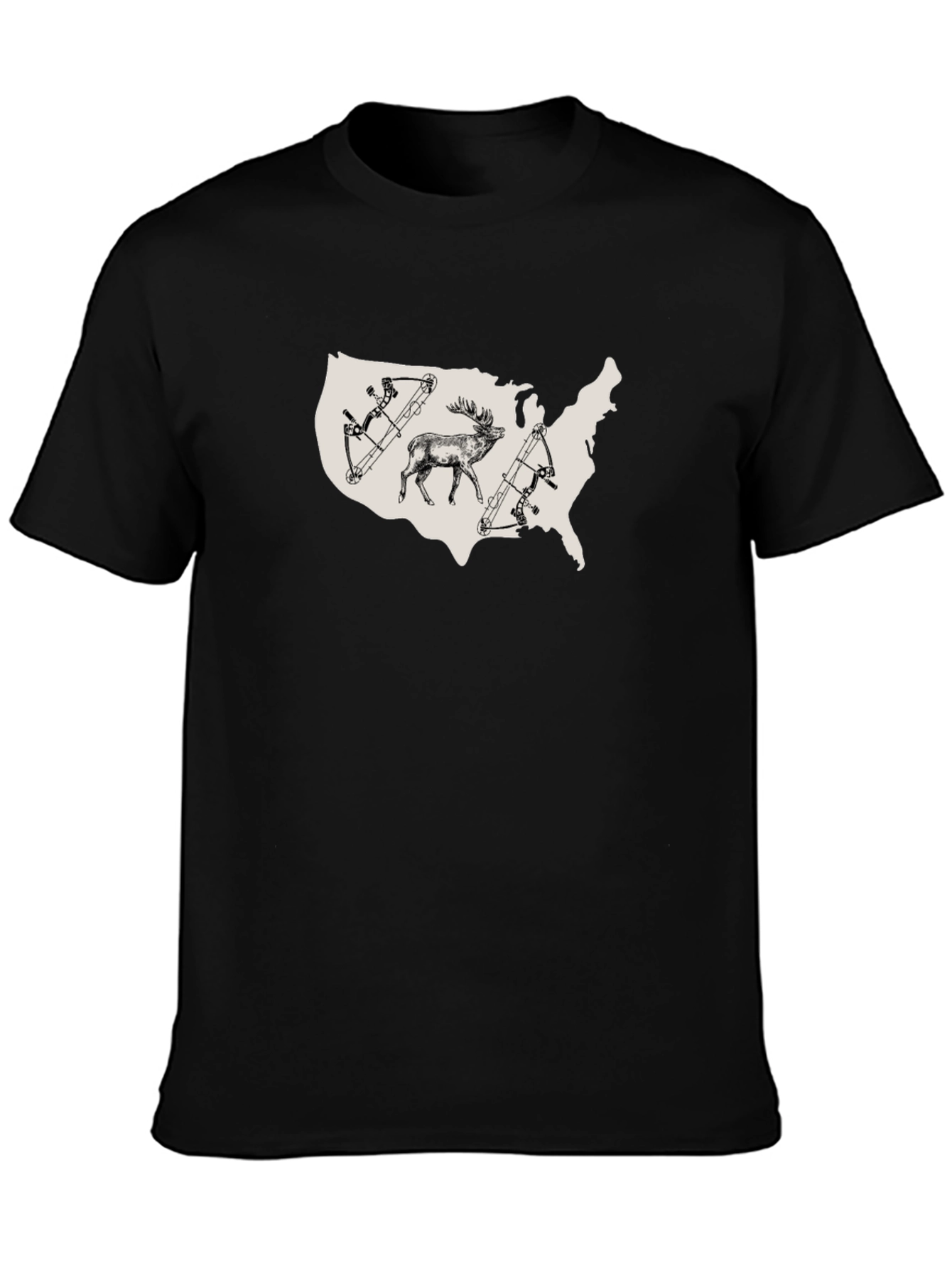 USA Hunting Graphic T-Shirt