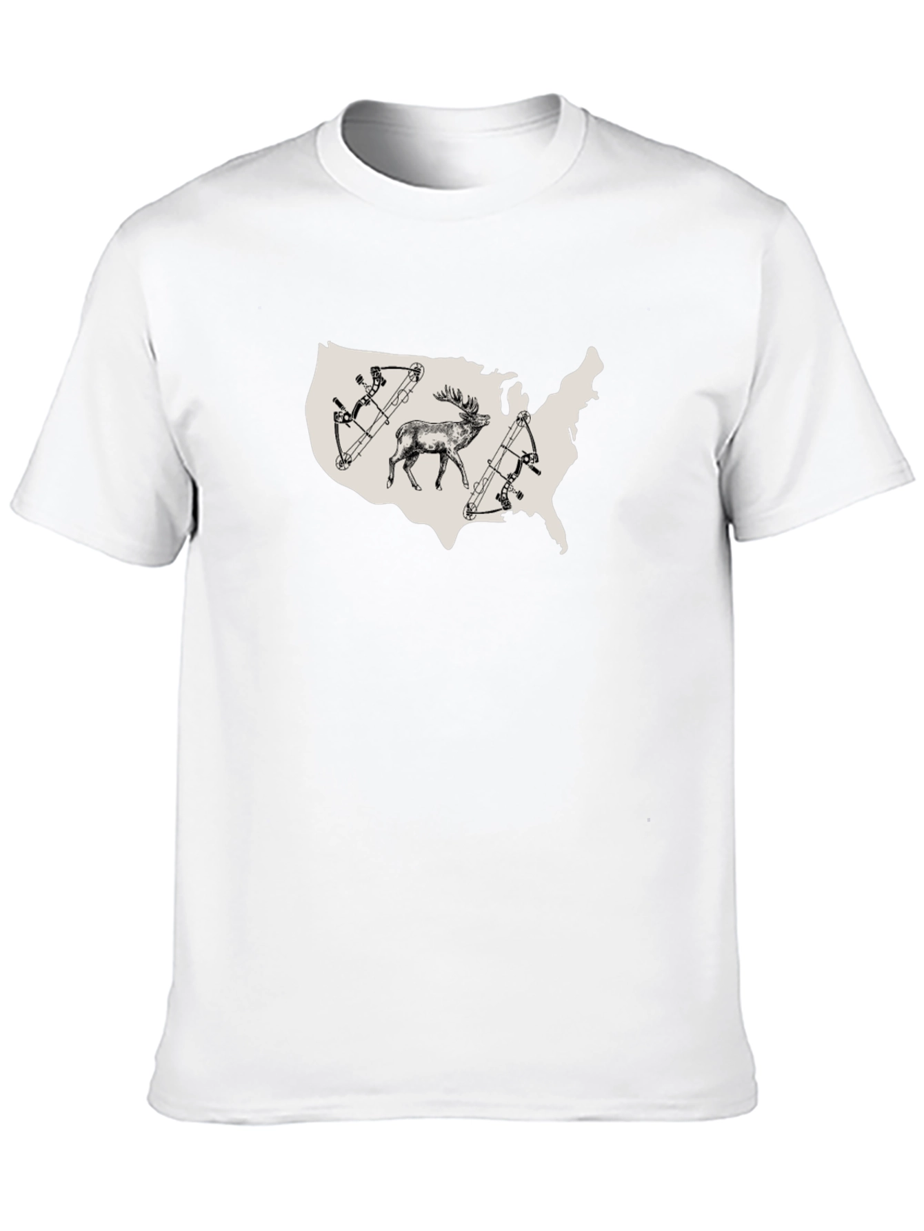 USA Hunting Graphic T-Shirt