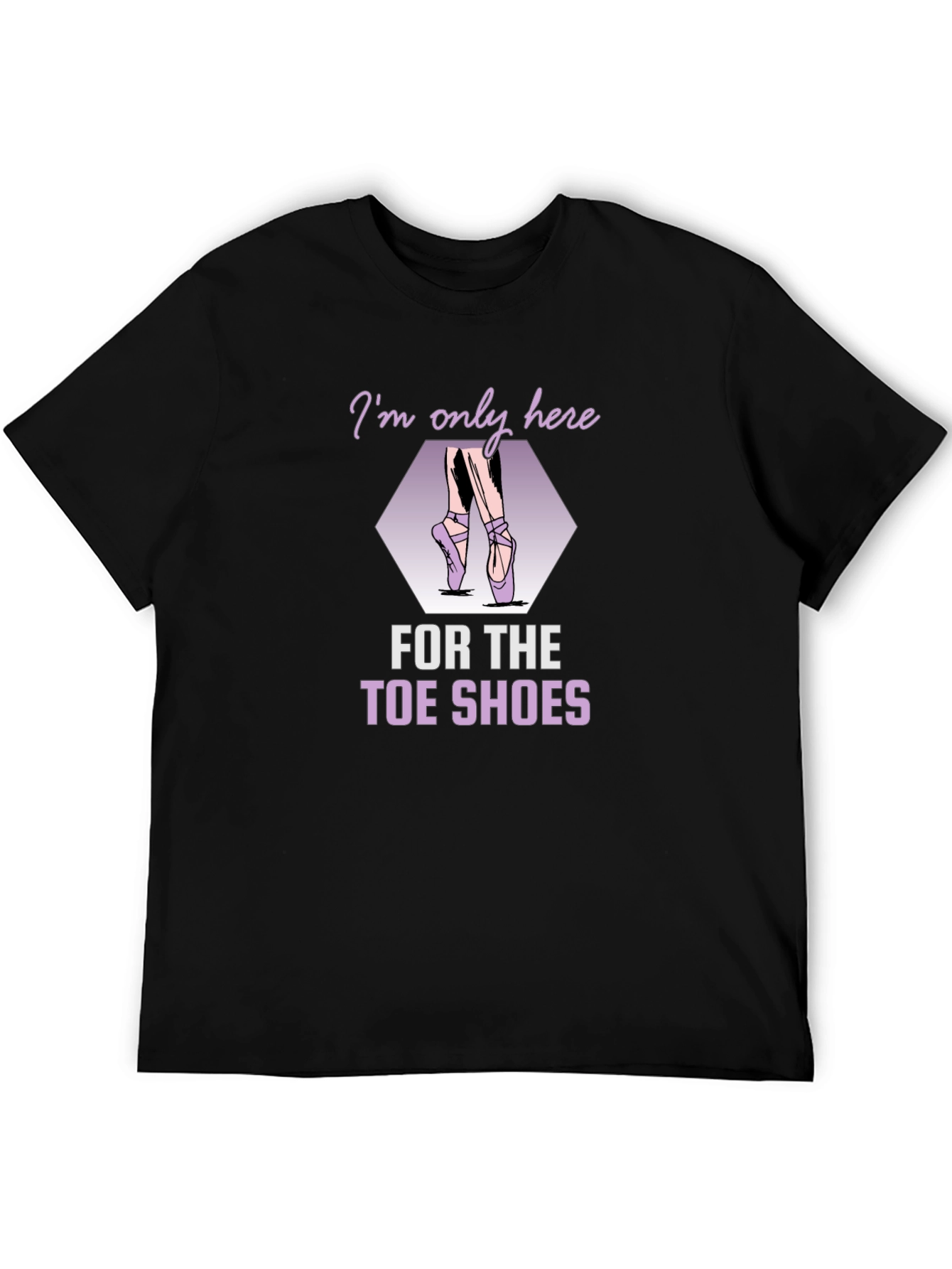 Ballet Toe Shoes Graphic Tee - Dance Lover Shirt
