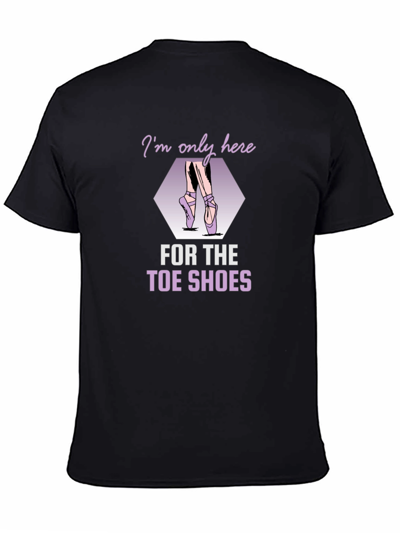 Ballet Toe Shoes Graphic Tee - Dance Lover Shirt