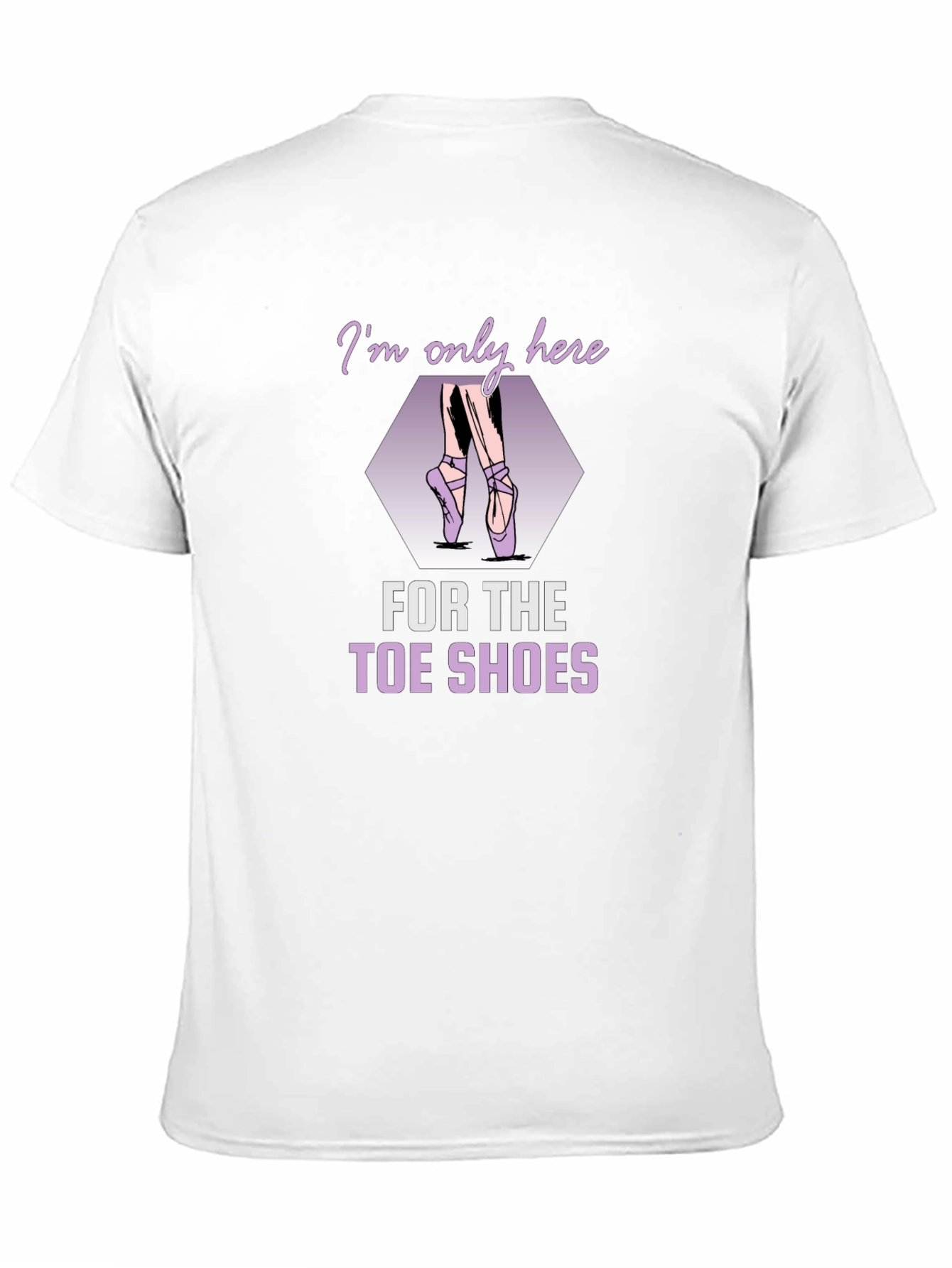 Ballet Toe Shoes Graphic Tee - Dance Lover Shirt