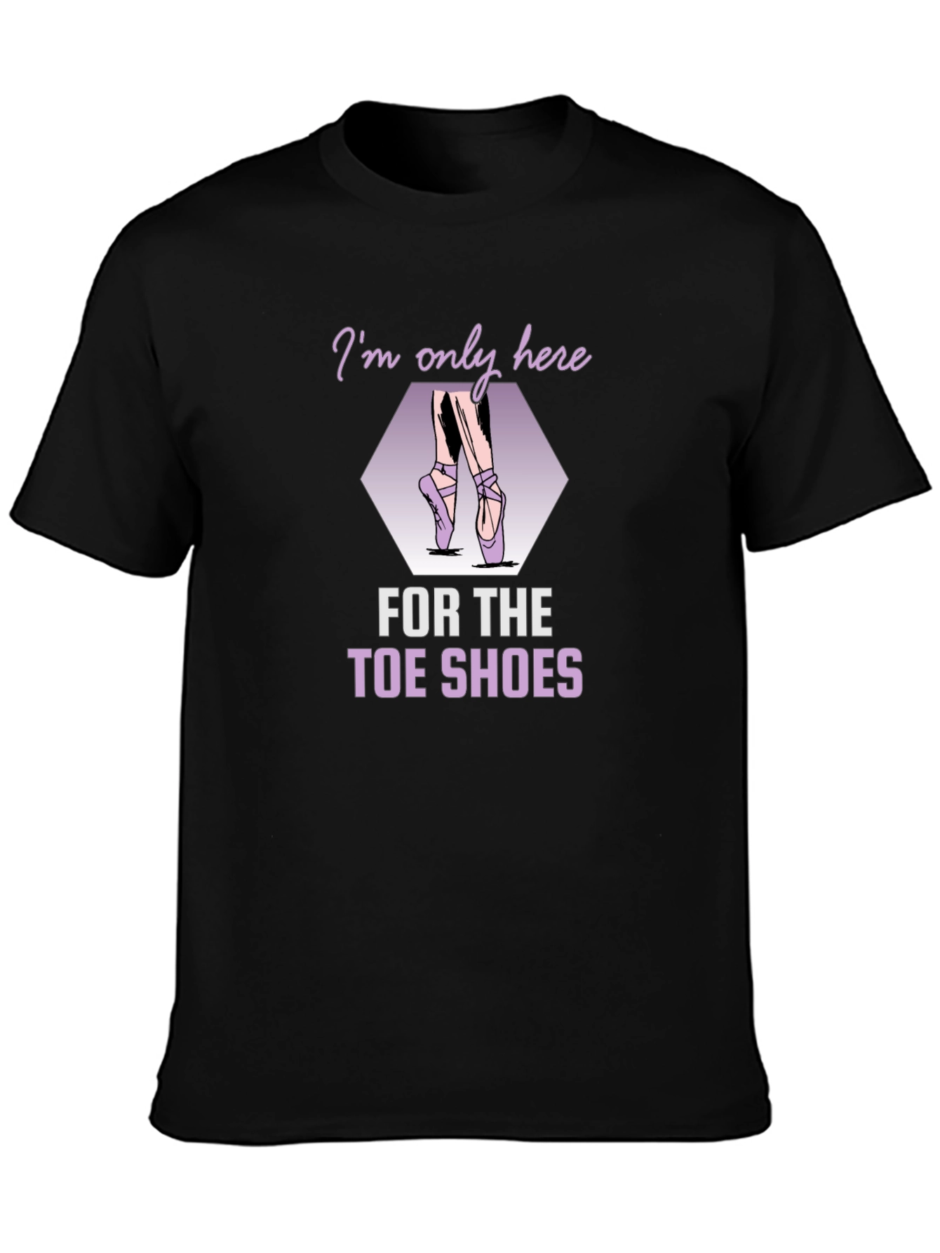 Ballet Toe Shoes Graphic Tee - Dance Lover Shirt